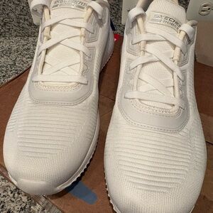 Skechers Women's White/Off White Sneakers